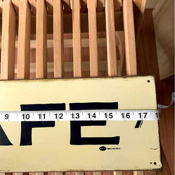 ANTHROPOLOGIE Cafe Metal sign Mummert Sign Co - Picture 6 of 6